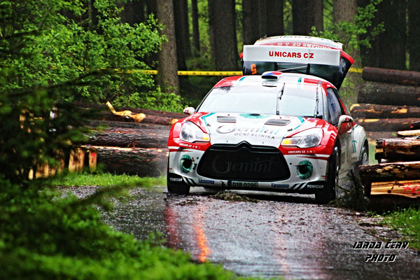 Druhým nejúspěšnějším v loňské fotosoutěži se stal Jaroslav Červ s fotografií Citroënu DS3 R5 Miroslava Jakeše